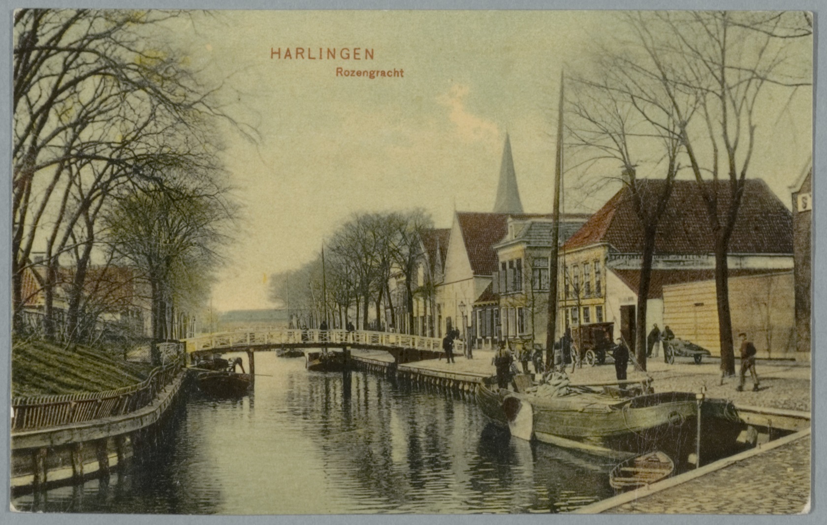 Rozengracht met Schouwburg (rechts) 1900-1908
